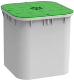 Шахта POLIbox 250х250мм h=250мм капак 300кг ЗЕЛЕН за стълб Ø60мм Arnocanali
