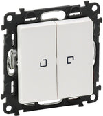 Сериен ключ с подсветка LED 0.15мА цвят бял Valena Life Legrand, LEGRAND, 752128