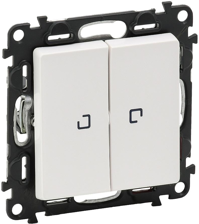Сериен ключ с подсветка LED 0.15мА цвят бял Valena Life Legrand, LEGRAND, 752128