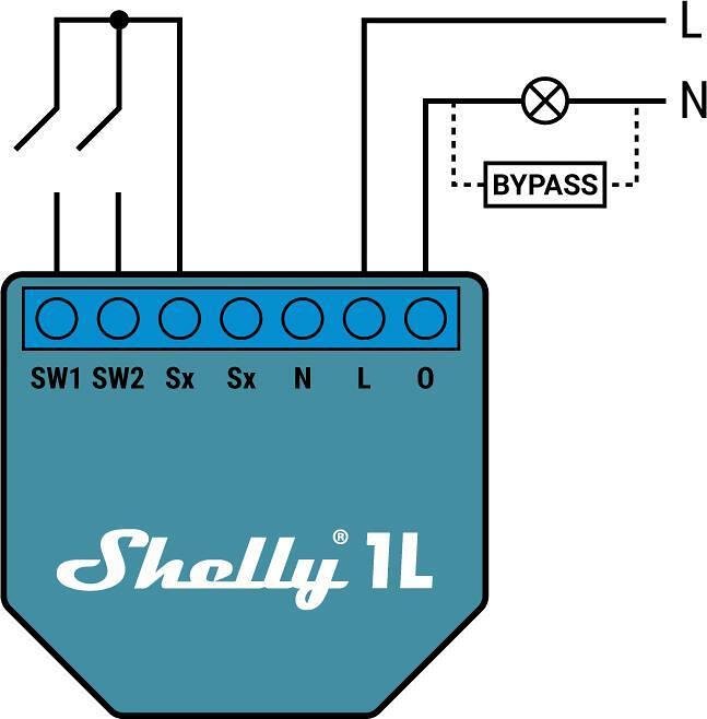 Активен компенсатор за LED лампи Shelly Bypass - 266113