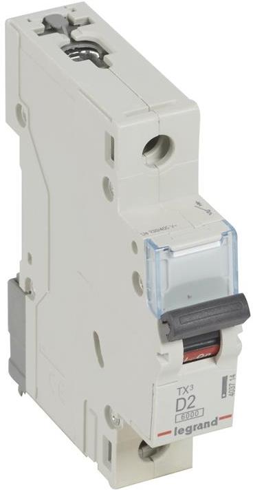 Автоматичен прекъсвач TX3 1P 4А крива D 6kA Legrand, LEGRAND НИСКО НАПРЕЖЕНИЕ, 403716