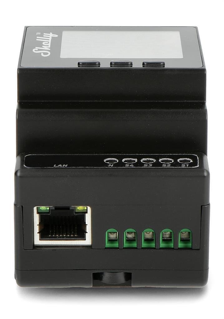 Импулсно Smart реле 4х On/Off 16A (40A) с мерител за DIN монтаж Shelly PRO 4PM - 268049