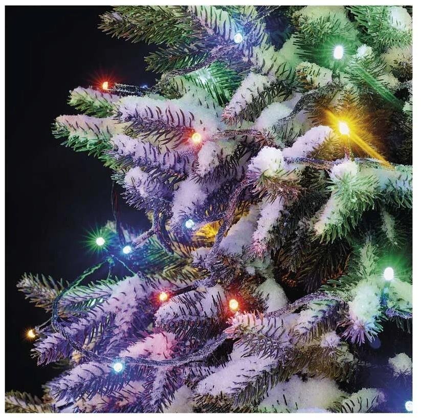 Комплект коледни лампички 100x LED многоцветни 10м IP44 с таймер CONNECT EMOS - D1AM01