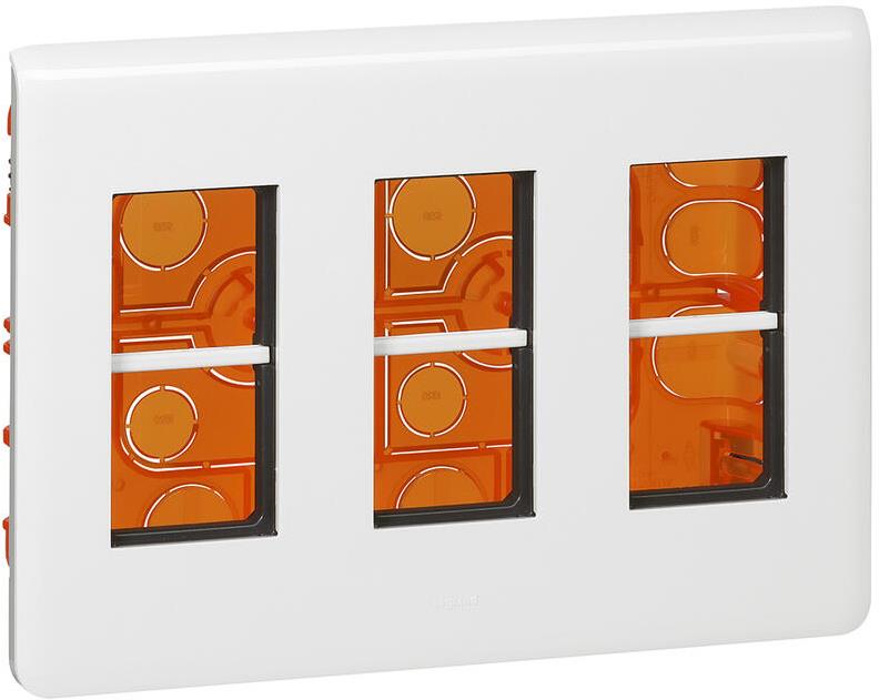 Моноблок 3x4 мод. за вграден монтаж цвят бял Mosaic NEW Legrand, LEGRAND, 78873L