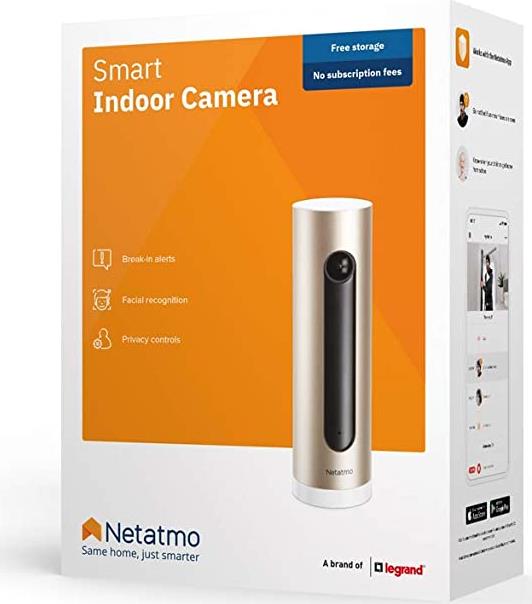Вътрешна Smart камера с лицево разпознаване Netatmo /до изчерпване/, NETATMO , NSC01-EU