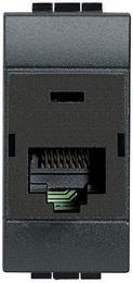 Розетка RJ45 cat.6 STP 1 мод. цвят Антрацит LL Bticino, BTICINO, L4262C6S