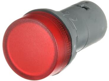 Сигнална лампа LED CL2-520R сглобена червена 220Vdc Ø22mm Compact ABB, 1SFA619403R5201