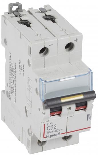 Автоматичен прекъсвач DX3-DC 2P 32A 500V= Legrand, LEGRAND НИСКО НАПРЕЖЕНИЕ, 409571