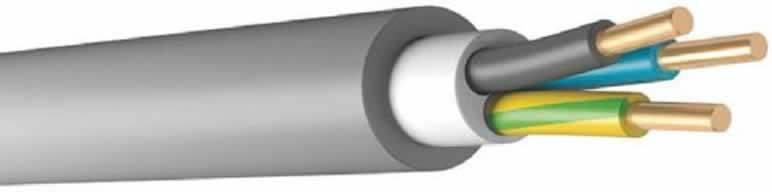 Кабел NYM 5x6 мм2 - 100м, КАБЕЛИ, NYM5х6