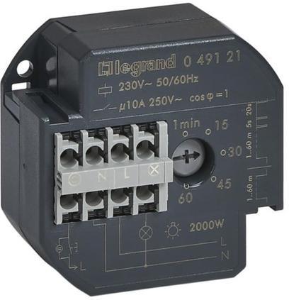 Импулсно реле с таймер за конзола CX3 10A 230V 1P 2300W LED 1000W БЕЗШУМНО Legrand, LEGRAND НИСКО НАПРЕЖЕНИЕ, 49121