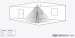 Датчик за присъствие PIR, за открит монтаж към осветител, 360°, обхват D9m @ h=2,8m, IP65, EBMPIR-MB-PRM, CP Electronics, LEGRAND, CP160023