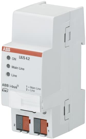 Системен разширител линии LK/S4.2 2DIN KNX ABB, 2CDG110171R0011