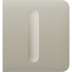 Лицев панел за Smart димер страничен, крем, SideButton Ajax, AJAX, 98582.254.IV1