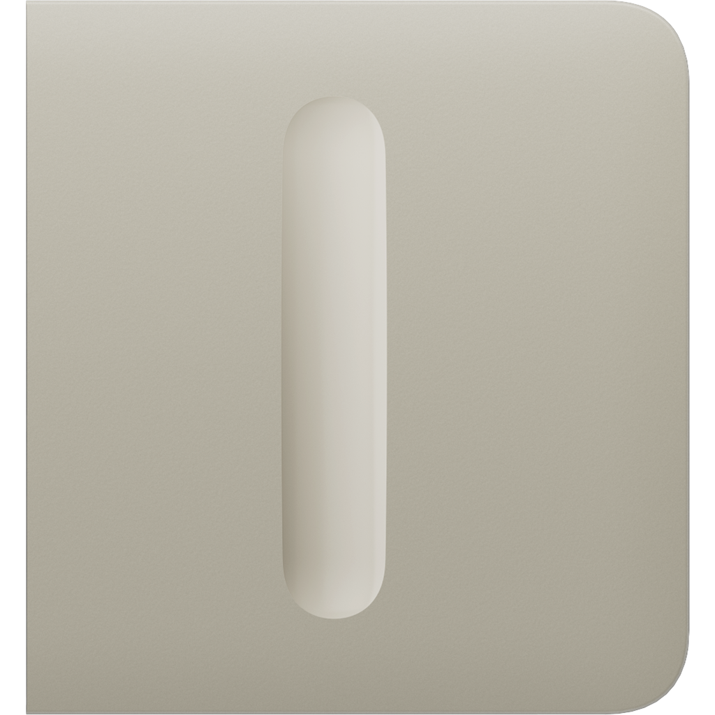 Лицев панел за Smart димер страничен, крем, SideButton Ajax, AJAX, 98582.254.IV1