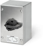 Пакетен прекъсвач Y1 32A 3P+N I-0 в неръждаемо табло 150x160x90mm IP65 Isolators Scame, SCAME, 590.SGE3205.W