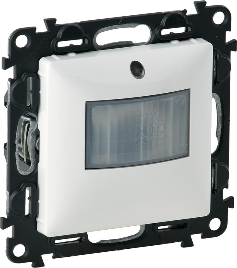 Датчик за движение PIR, 120°, обхват 8m @ h=1.2m, LED ≤ 100W, без неутрала, цвят бял Valena Life Legrand, LEGRAND, 752170A