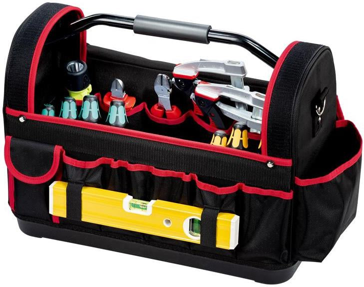 Чанта за рамо с метална дръжка BASIC Softbag L за 24 инструмента с усилено пластмасово дъно от синтетичен текстил PARAT, 5990833991