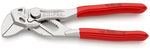 Клещи раздвижени, хромирани, червена ръкохватка 125мм, Knipex - K8603125