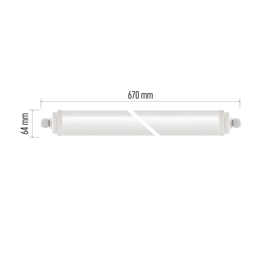 Осветително тяло LED Damp Proof 18W 4000K 2200lm 120° 50000h IP65 0.6m FESTY EMOS