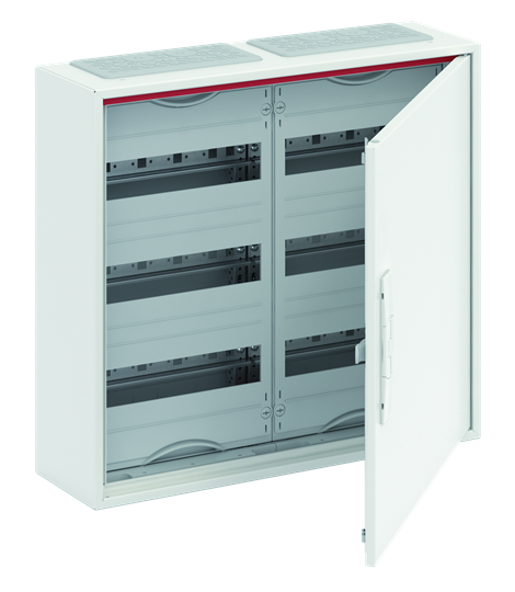 Табло за открит монтаж ComfortLine 3х24мод. CA23V с плътна метална врата IP44 и Н и РЕ клеми ABB, 2CPX052184R9999