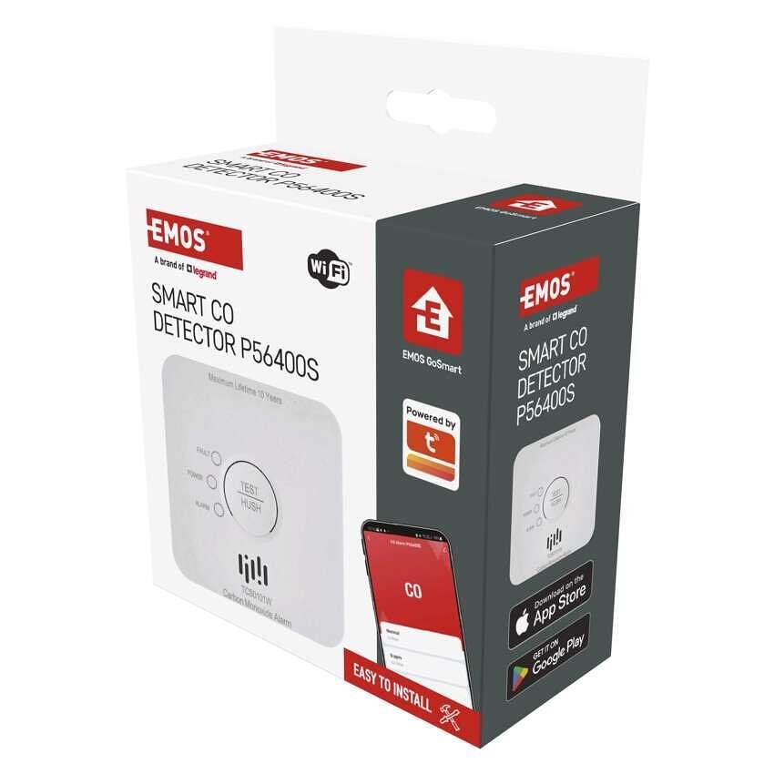 Безжичен датчик за CO със сирена 85dB TCS0101W Wi-Fi GoSmart EMOS