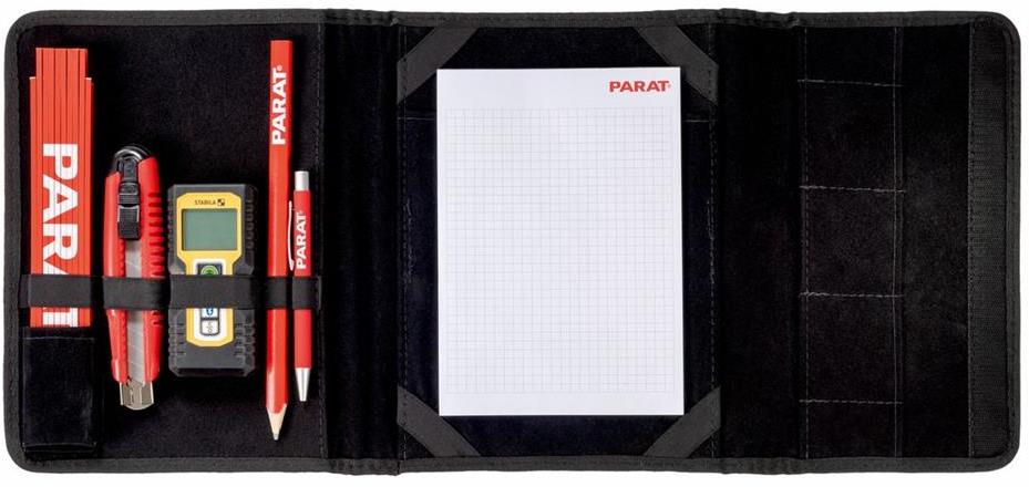 Кожен органайзер Surveying Case 280x220x55мм с инструменти PARAT