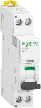 Автоматичен прекъсвач Acti 9 iC40 1P+N 2A крива C 4.5kA SE, SCHNEIDER ELECTRIC НИСКО НАПРЕЖЕНИЕ, A9P52602