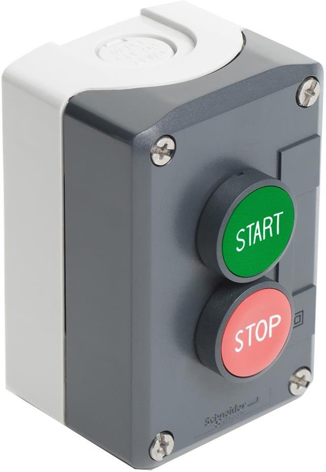 Бутониера с 2 бутона - зелен START | червен STOP SE, SCHNEIDER ELECTRIC НИСКО НАПРЕЖЕНИЕ, XALD215