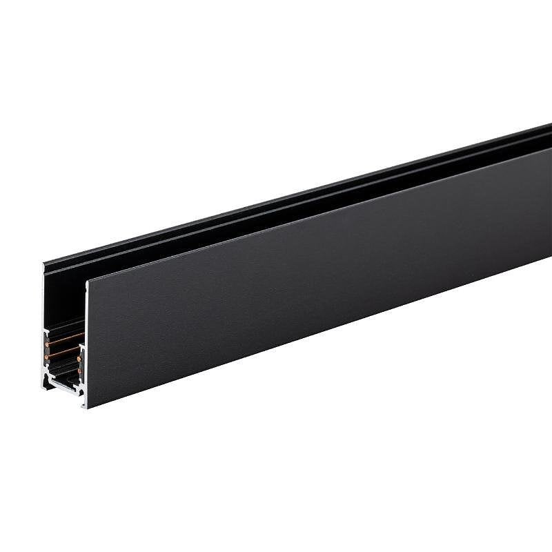 Магнитна релса за външен монтаж M-LINE, черна, 2м, DPM, MTL-S-2-B