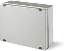 Кутия 380х300х170мм IP56, UV, плътни стени, затваряне с винт, серия Scabox Scame-686.410