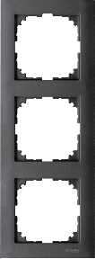 Рамка 3х цвят Антрацит, M-Pure System M  Merten SE, SCHNEIDER ELECTRIC, MTN4030-3614