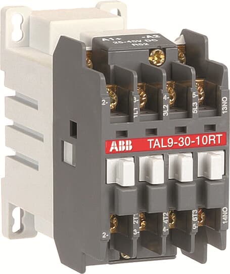 Контактор TAL9-30-10RT 3P 4kW (9A AC-3) 1NO 17...32V DC ABB, 1SBL143060R5110