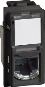 Розетка RJ45 cat.6 UTP конектор toolless IDC 1 мод. цвят Черен Living Now Bticino - KG4279C6