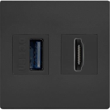Модул IMP с 1х USB 3.0 и 1х HDMI цвят Черен, ABL, ABL Сърбия, 2T0010UH