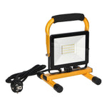Преносим LED прожектор CAVO 30W, на стойка, 2100 lm, IP44, 4000K, с 1,5 m кабел - FLP-4, VIRONE