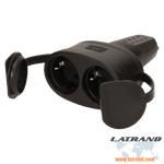 Двоен гумен куплунг IP 44 от Orno OR-AE-13117(GS)