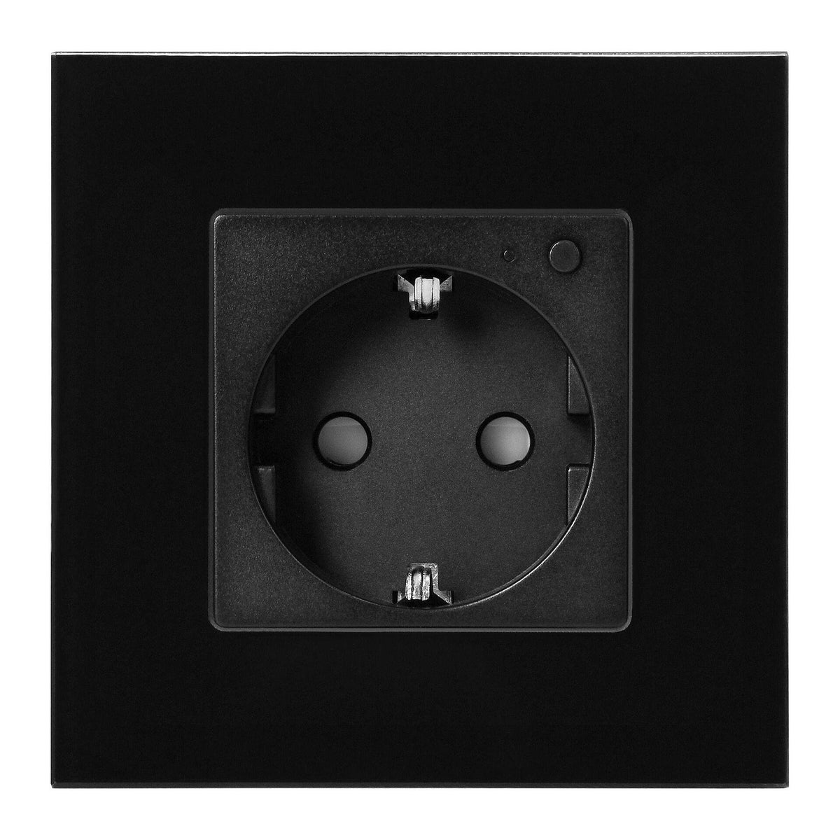 Tuya Smart Wi-Fi единичен контакт за скрит монтаж, Schuko, черен - OR-SH-17205(GS)/B, ORNO