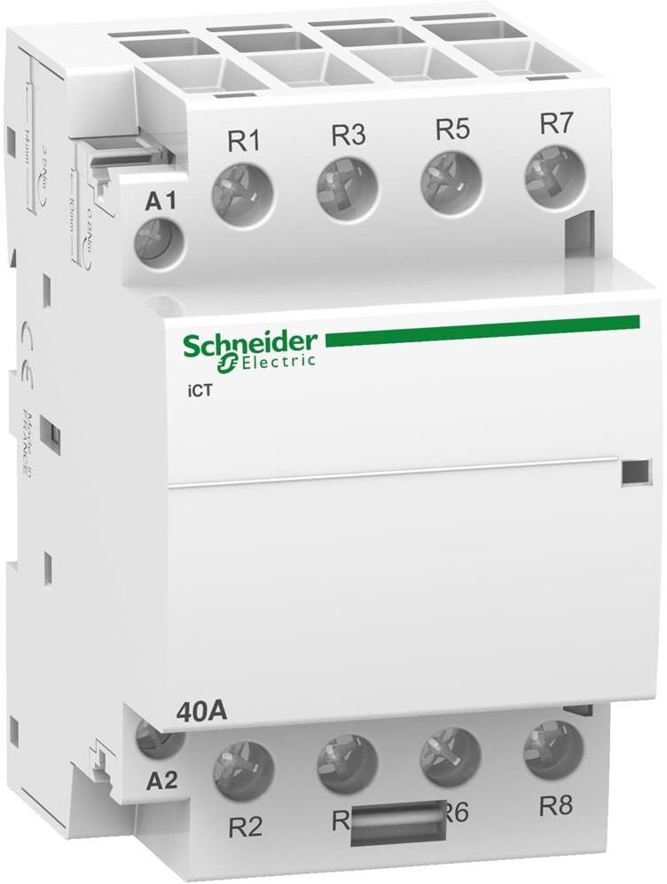 Модулен контактор Acti 9 iCT 40A 4NC 230…240Vac 3 мод. SE, SCHNEIDER ELECTRIC НИСКО НАПРЕЖЕНИЕ, A9C20847