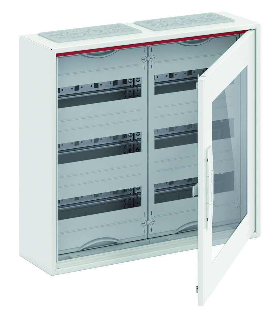 Табло за открит монтаж ComfortLine 3х24мод. CA23VT с прозрачна врата IP44 и Н и РЕ клеми ABB, 2CPX052201R9999