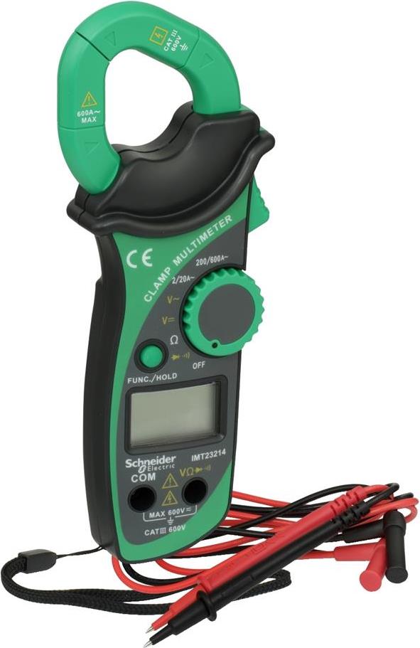 Дигитални амперклещи CAT III 2…600Vac/dc, 2…600A, LCD и звук Thorsman SE, SCHNEIDER ELECTRIC, IMT23214