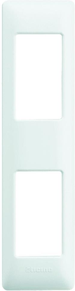 Рамка 1+1 мод. правоъгълна White LL Bticino , BTICINO, LND4812BI