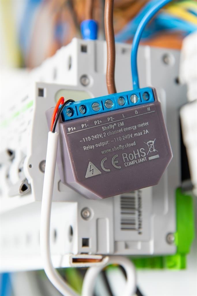 Микромодул Smart монофазен мерител 2х 120A Shelly EM - 262207
