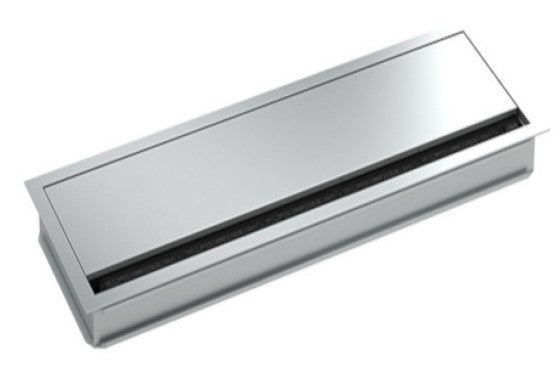 Мебелен громет LOOP SQUARE 120x360мм, цвят Сребро, Bachmann, BACHMANN, B930.330