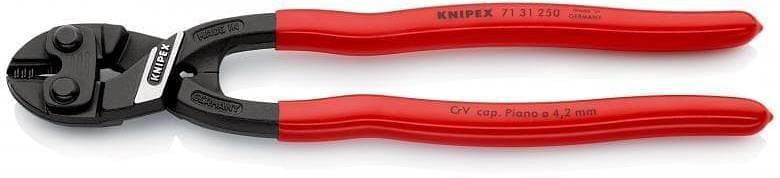 Клещи болторези CoBolt с водещ ръб, червена ръкохватка 250мм, Knipex - K7131250