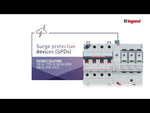 Катоден отводител тип 1+2 SPD 8kA 320V 1P+N R Legrand, LEGRAND НИСКО НАПРЕЖЕНИЕ, 412256 - защита срещу пренапрежения.