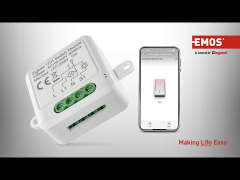 Микромодул Smart реле 2х On/Off 5A изисква неутрала IP-2102SZ ZigBee GoSmart EMOS и мобилно приложение.