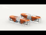 Connecteur rapide ouvrable Inline 2х0,2-4 mm² (60 pièces) pour conducteur souple/rigide 32A 450V Wago, WAGO, 221-2411
