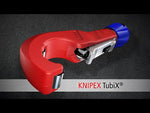 Rohrschneider TubiX, Magnesium, Ø6-35 mm, roter Griff 180 mm, Knipex - K903102SB