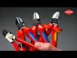 Клещи диагонални резачки, червена ръкохватка 140мм, Knipex - K7001140
