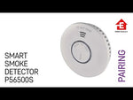 Безжичен датчик за дим със сирена 85dB TS380C-HW Wi-Fi GoSmart EMOS, детектор за дим, интелигентно решение за сигурност.